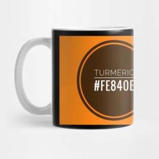 Turmeric with Hex Code Mug